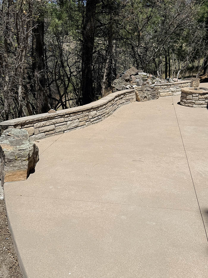 stamped concrete patio - outdoor living Parker, CO